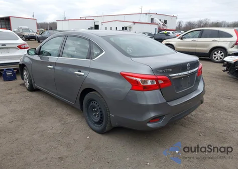 2017 Nissan Sentra S z USA, uszkodzony, nr VIN 3N1AB7AP6HY281454